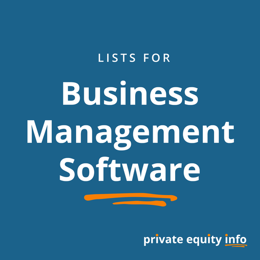 List of Private Equity Firms in Business Management Software
