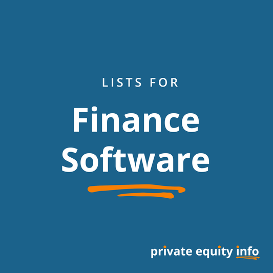 List of Private Equity Firms in Finance Software