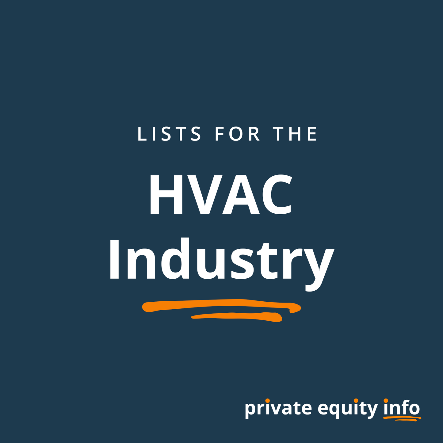 Private equity HVAC acquisition list