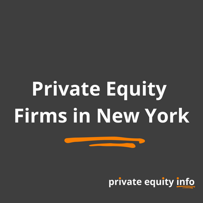 Private Equity Firms in New York