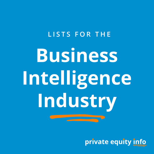 List of Private Equity Firms in Business Intelligence