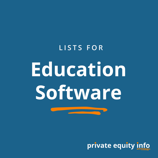List of Private Equity Firms in Education Software