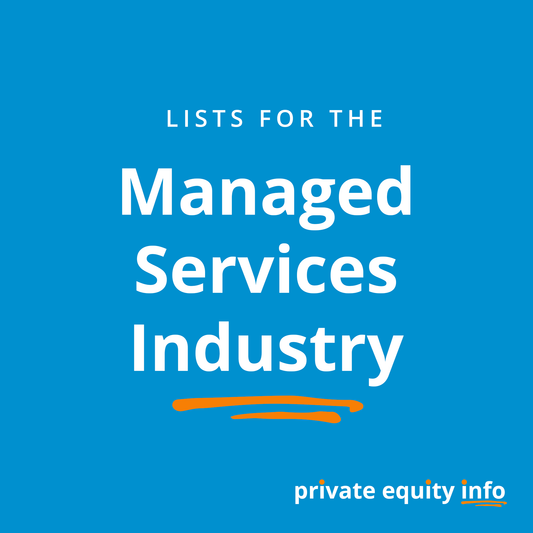 List of Private Equity Firms in Managed Services