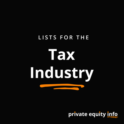 List of Private Equity Firms in Tax Financial Services